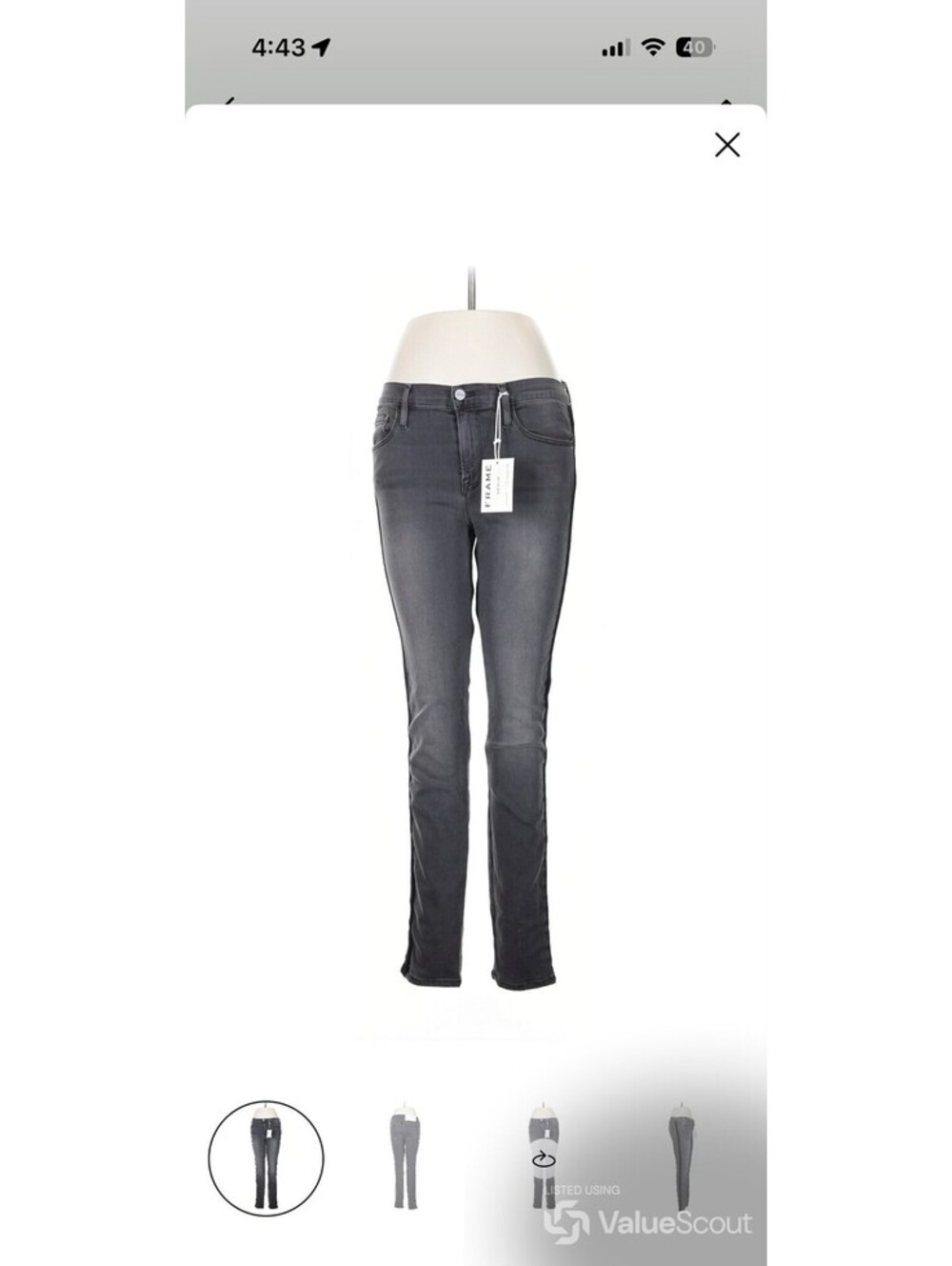FRAME Skinny Jeans Women's Size 29 Denim